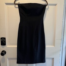 Guess USA Black Strapless Little Black Dress Juniors Size 11 Tube Top