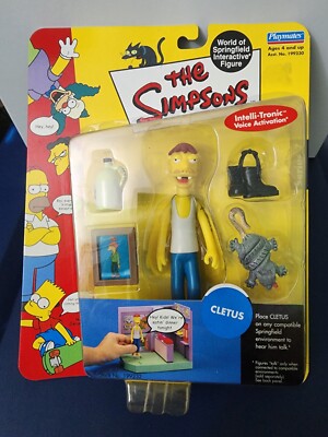 Lot-3- Simpsons Playmates Interactive World Of Springfield Figures Sealed In Box