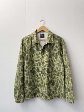 Duck Hunter Jungle Camo Army Jacket - Cotton Herringbone Frogskin - Chore Coat