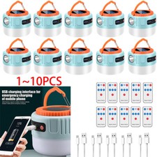 Rechargeable/Solar LED Camping Light Tent Lantern Bulb Outdoor Hiking Night Lamp