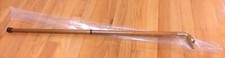 VINTAGE BRASS DUCK HEAD HANDLE 2 PIECE WOOD WALKING STICK CANE 35 1/2  