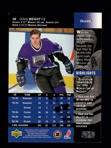 1996-97 Upper Deck Series 1 Base Hockey Cards You Pick - Picture 361 of 1,021
