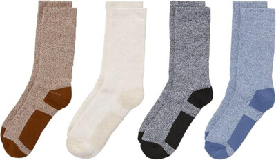 Alpine Design Performance Hiker Crew Socks - 4 Pack (US, Alpha, Large, Regular.)