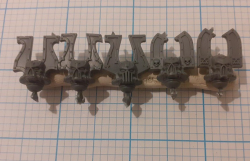 5x Helmet Heads A - World Eaters Khorne Berzerkers 2023