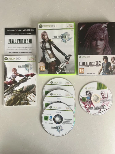 Pack bonus Final Fantasy XIII et XIII-2 Steelbook avec jeu flambant neuf xbox 360