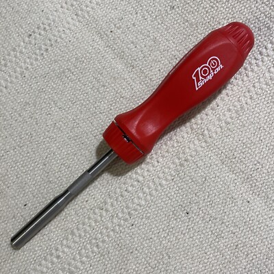 Snap On Ratcheting Screwdriver 100th Edition Hard Handle