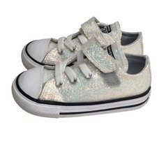 Converse All Star Chuck Taylor Iridescent Glitter Low Top Sneakers Shoes SIZE 6