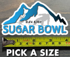 Sugar Bowl Sticker Decal Lake Tahoe Squaw Valley Ski Snowboard Mountain