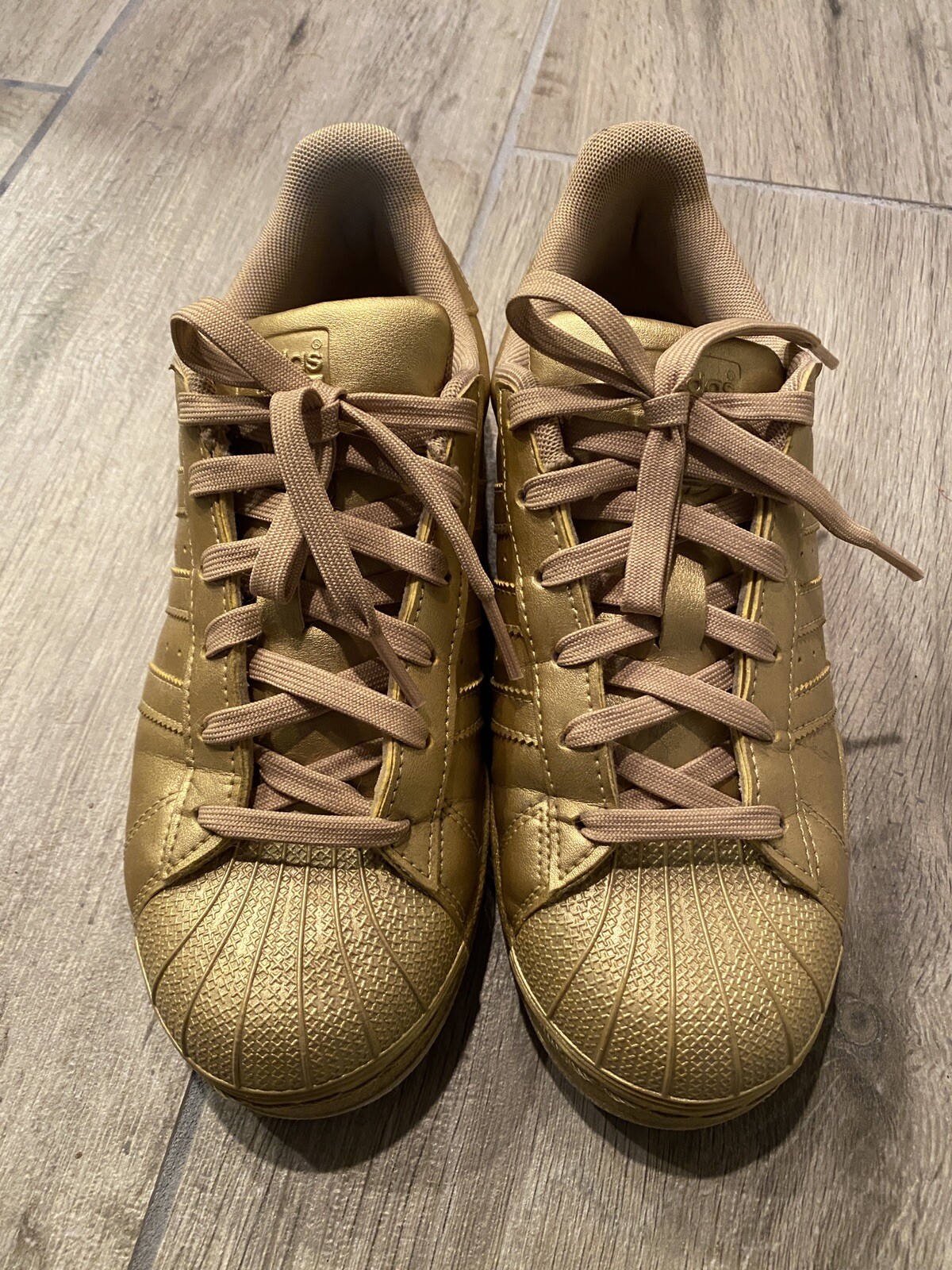 adidas originals superstar mens gold