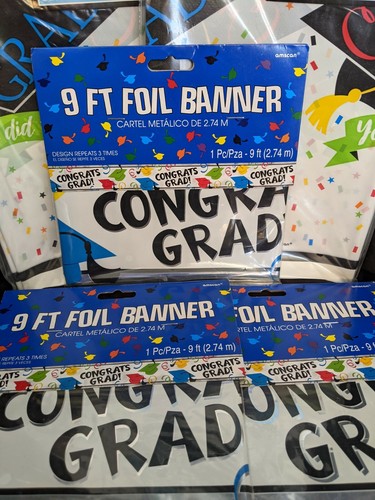 Graduation TableCloths and Banners Multicolored Rainbow - Picture 4 of 6