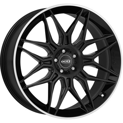Alufelgen MERCEDES V-Klass 20'' - DOTZ LONGBEACH BLACK LIP POLISHED