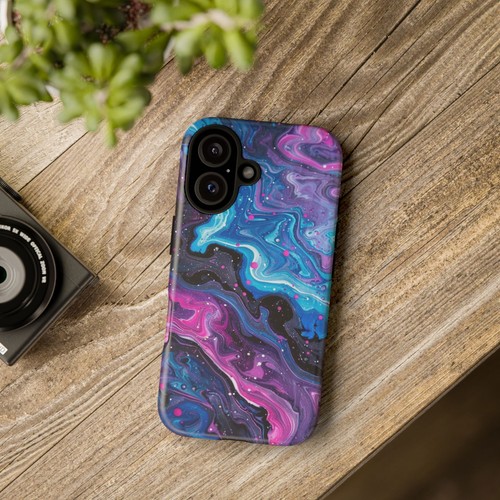 For iPhone 16 15 14 13 12 Phone Case Cover - Purple Twilight Liquid Hydro Dip - Picture 33 of 121