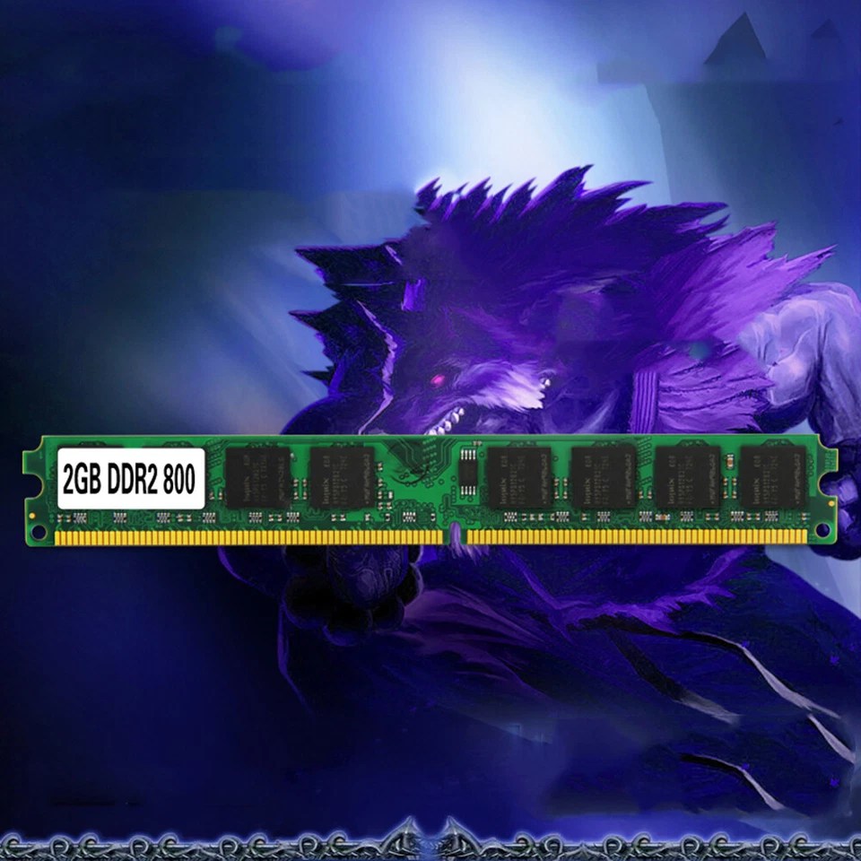 2GB DDR2 PC 6400 DDR 2 800MHZ Desktop PC Memory Module Computer Desktop DDR2 RAM - Image 2 of 4