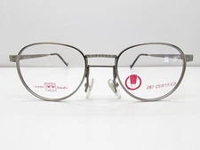 On-Guard 067 Eyewear Frames 48-20-140 Silver Round TV6 30226