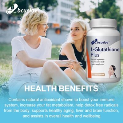 l glutathione plus benefits L-glutathione Plus, Detoxification, Liver Health,healthy Immune,skin Health