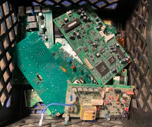 Scrap PCB Boards Mix Green & Brown (10 Pounds)