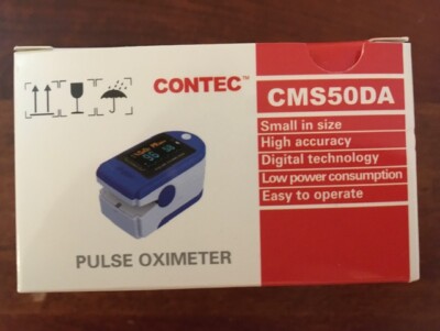 Contec Pulse Oximeter CMS50DA Fingertip Blood Saturation SpO2 
