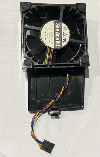 Sanyo 9G0812P1F031 8038 12V 0.58A 8CM 4-wire temperature control chassis fan - Picture 2 of 3