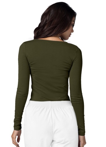 Paquete de 3 Adar Underscrubs para mujer - Camiseta cómoda de manga larga Underscrub - Imagen 178 de 217