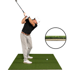 All Turf Mats  5'x5' Fairway Golf Mat - Flexible 5mm Foam, Residue-Free Nylon