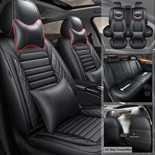 For Honda Civic Car Seat Covers Full Set 5-Seater Front + Rear Cushion Nwuwmknqn
