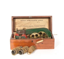 1855 W.C. & J. Neff Improved Magneto Electric Machine * Early, Uncommon & Large