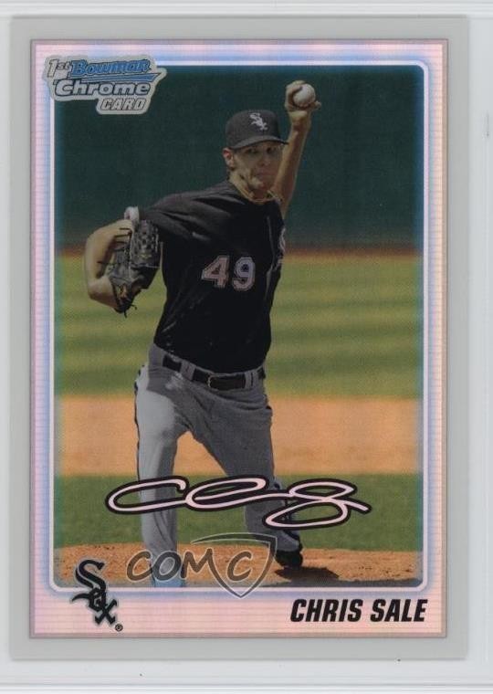 2010 Bowman Draft Chrome Draft Picks Refractor Chris Sale #BDPP92 tw0