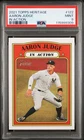 2021 Topps Heritage AARON JUDGE IN ACTION #122 PSA 9 MINT