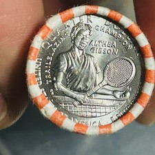 2023 Althea Gibson Quarter Roll Uncirculated Loomis 25C Copper Business Strike