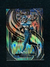 AJ Barner - 2024 Select - Premier Level - Black & Green Shock Prizm (RC) - #103
