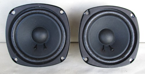 Pioneer Replacement Type A11EC80-02F 8-Ohm 4.5" Midrange Speakers Pair Tested