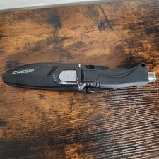 Cressi Sub Skorpion Dive Knife Stainless Steel w/Sheath SCUBA Diving Leg or BCD