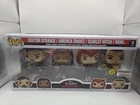 Funko Pop! Marvel Doctor Strange, America Chavez, Scarlet Witch, Wong, MIB, 4 PK