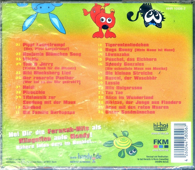 VARIOUS Fernseh-Hits für Kids von CD NEU & OVP - Bild 2 von 2