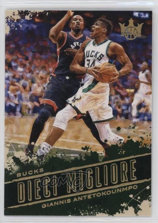 2017-18 Panini Court Kings Dieci Migliore Giannis Antetokounmpo #6 0gn6