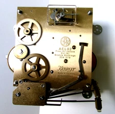 New Kieninger AEL 02 Clock Movement 5 Jewels 6 Heavy Bronze Bushings