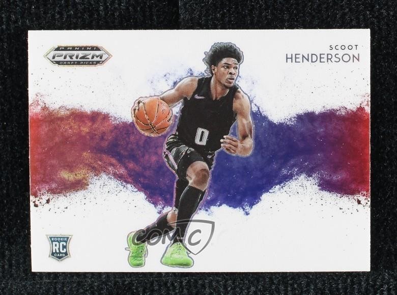 2023-24 Panini Prizm Draft Picks Color Blast Scoot Henderson #8 12m4