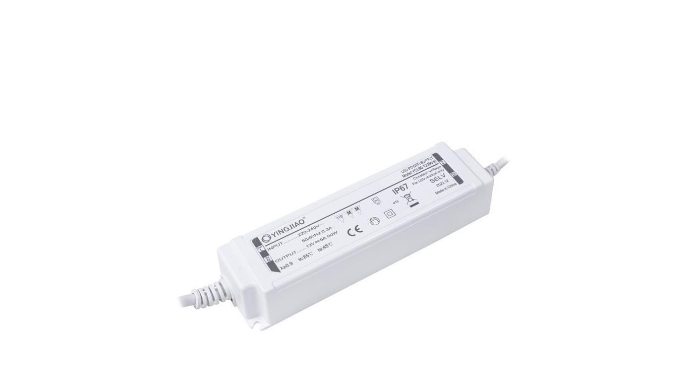 YCL60 LED Power Supply 24V 2.5A 60W IP67 YCL60-2402500