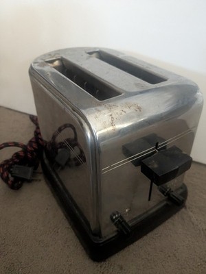 Vintage Westinghouse Toaster 2 Slice braided cord Works