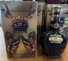 Chivas Regal 21 Jahre Royal Salute Sapphire Flagon 40% 0,7L 400€/L