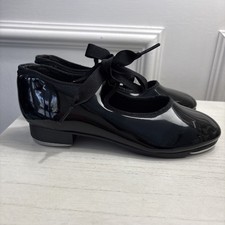 Capezio JR. Tyette Tap Shoe   Child   Black   Girls Size 2N Style N625C - NEW