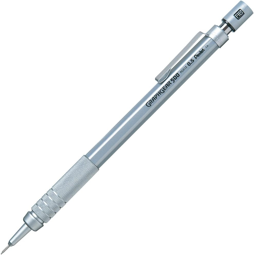 Packaged Graph Gear 500 Automatic Drafting Pencil, 0.5mm, Grey Accents (XPG515)