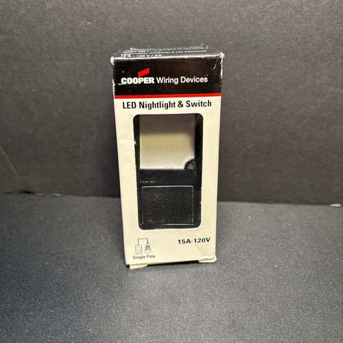 Cooper Cablaggio Dispositivi 7738BK-BOX Luci Notturne, Taglia Unica, Nero - Foto 1 di 5