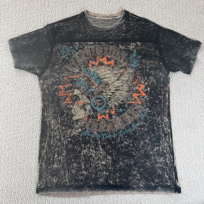 Affliction Reversible  Seek & Destroy  Shirt Size Large