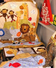 Lambs Ivy EUC- 6 PIECES READ DESCRIPTION, THEME IS NOAH, NOAHS ARK ANIMALS