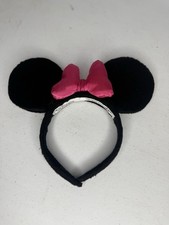 Disney Minnie Mouse Child's Ears Great Pretend Small Girls Headband w/ Pink Bow