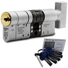 Federal 3 Star Euro Cylinder Thumb Turn Door Lock TS007 Diamond Secure 5 Keys