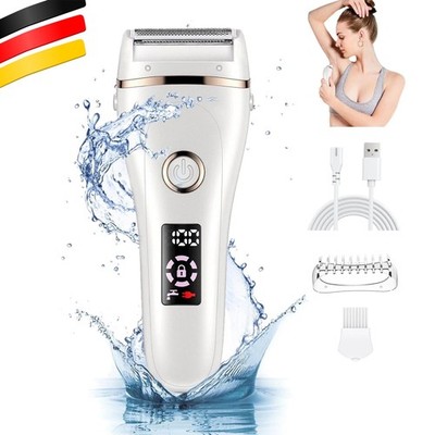 Elektrischer Rasierer für Frauen Intimbereich 3-In-1 Elektrischer Damenrasierer