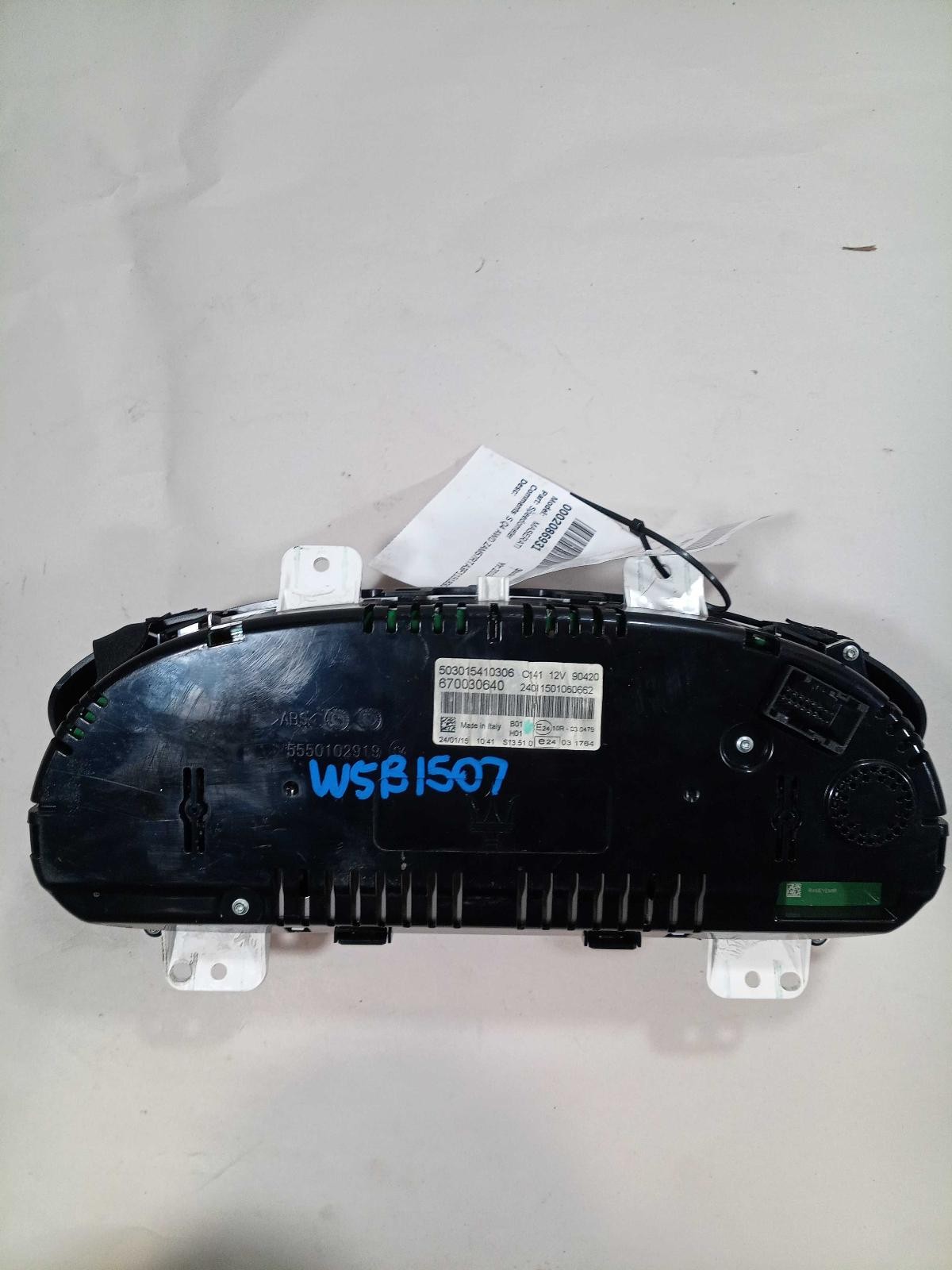 Used Speedometer Gauge fits: 2015 Maserati GHIBLI  Grade A