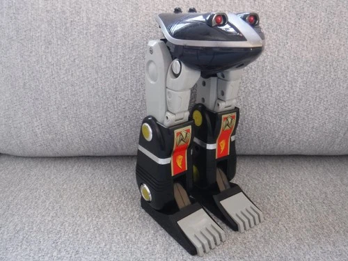 Vintage MMPR Power Rangers BLACK FROG ZORD Deluxe Ninja Megazord 1995 Bandai